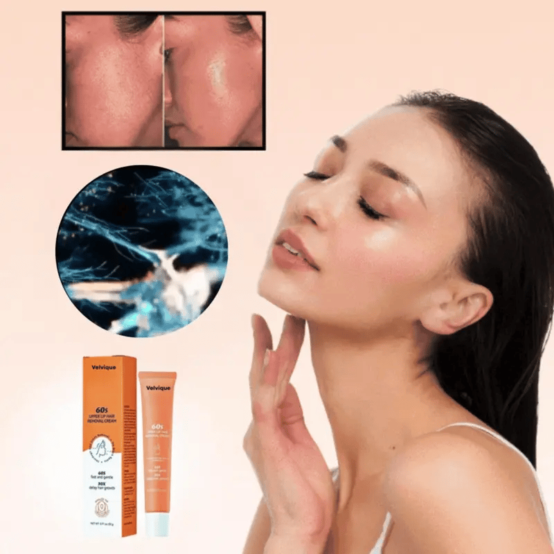 Velvique™ Anti-Hair Cream | Eliminerar 97% av ansiktshåret på 4 dagar