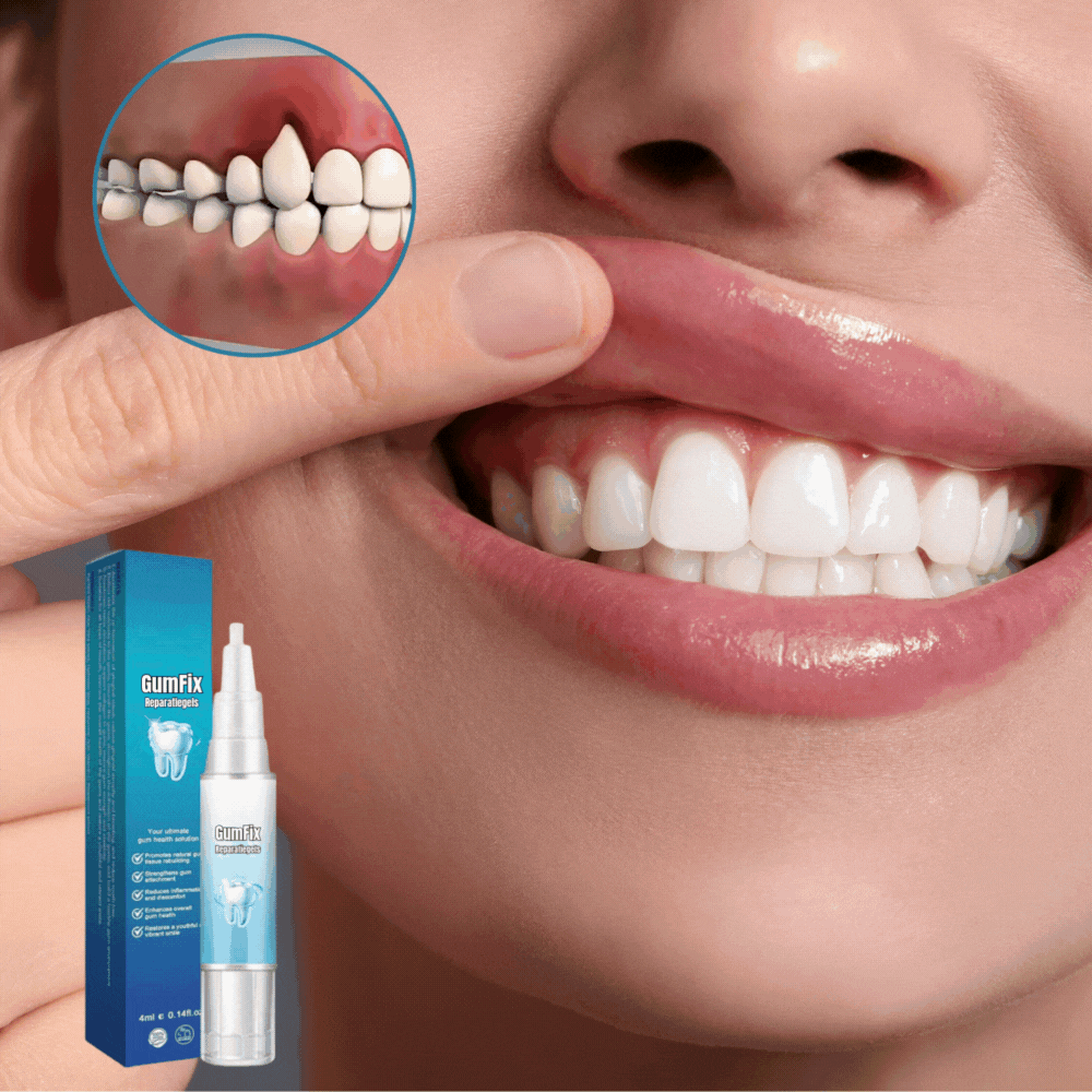 GumFix™ Gel | Eliminerar 98% av blödande och röda tandkött på bara 3 dagar