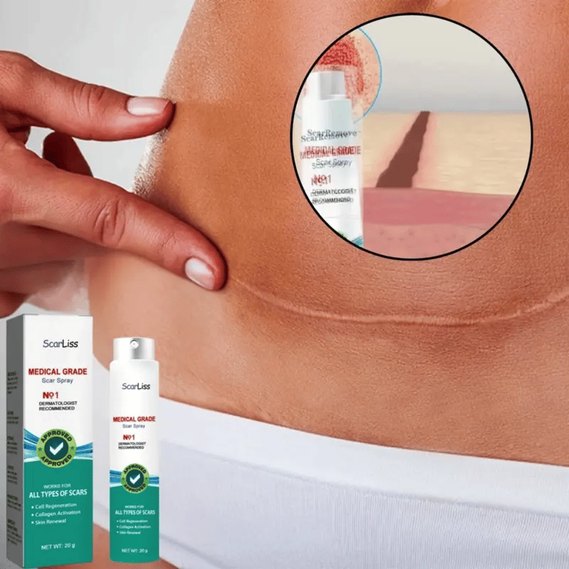 ScarLiss™ Spray | Regenererar 97% av skadad hud på naturlig väg