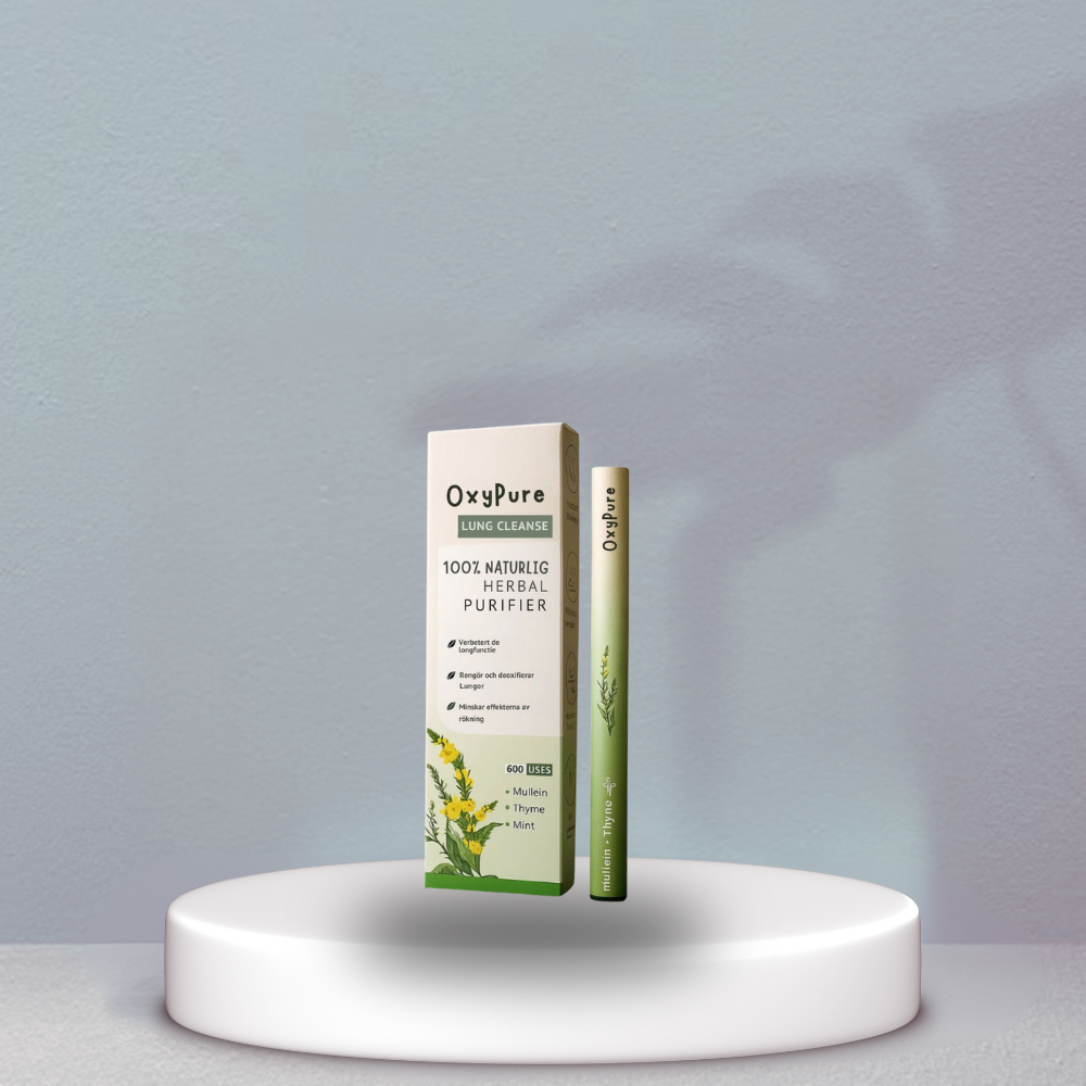 OxyPure™ Lung Inhaler | Rengör dina luftvägar och öka syretillförseln på 5 minuter