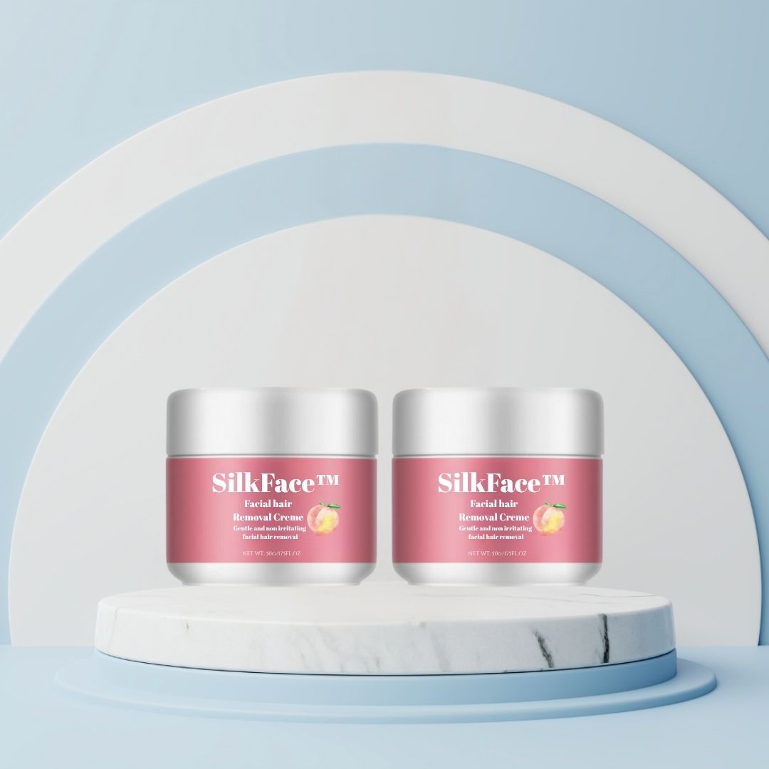 SilkFace™ Cream | Avlägsnar smärtfritt oönskad ansiktsbehåring på 5 minuter