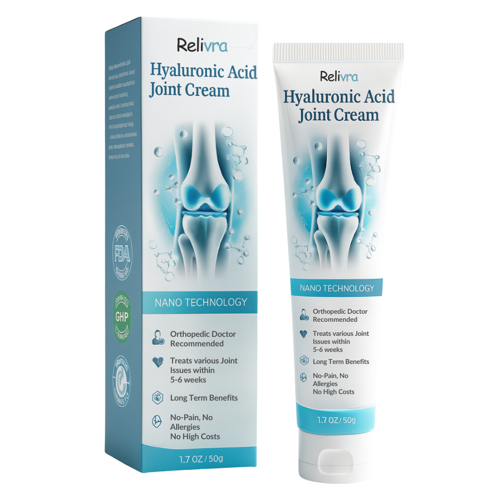 Relivra™ Ledsläckande kräm | Eliminerar 96% av knä- och ledvärk på 24 timmar