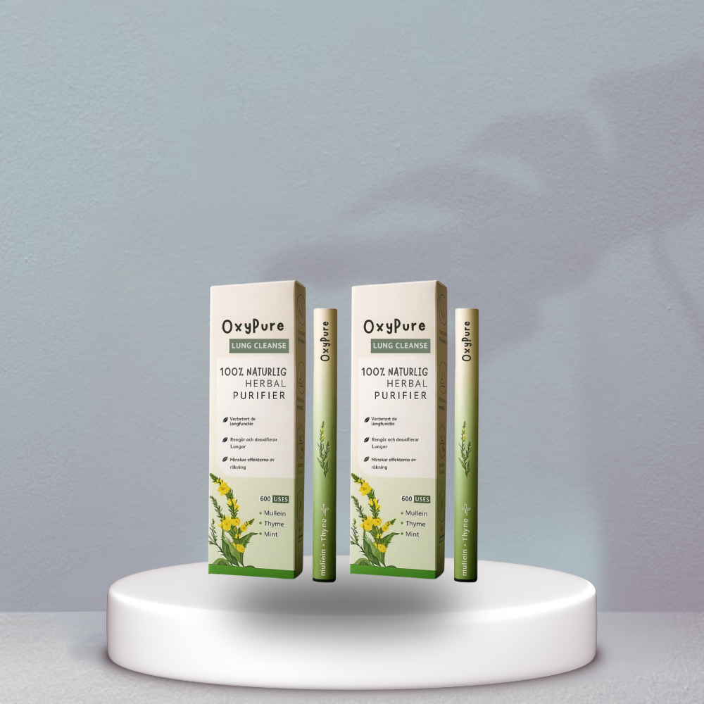 OxyPure™ Lung Inhaler | Rengör dina luftvägar och öka syretillförseln på 5 minuter