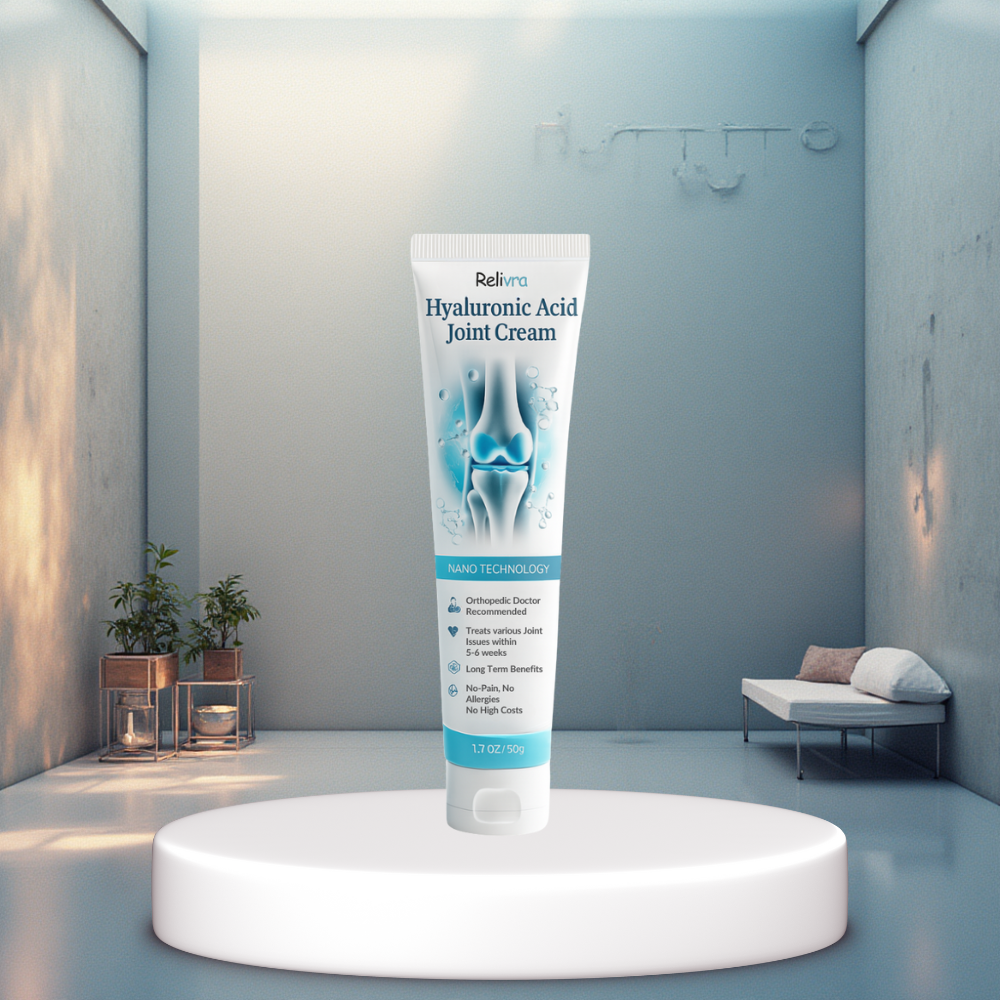 Relivra™ Ledsläckande kräm | Eliminerar 96% av knä- och ledvärk på 24 timmar