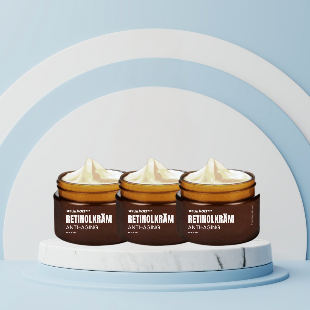WrinkOff™ Kräm | Ta bort 98% av rynkorna och se 10 år yngre ut på bara 5 dagar!