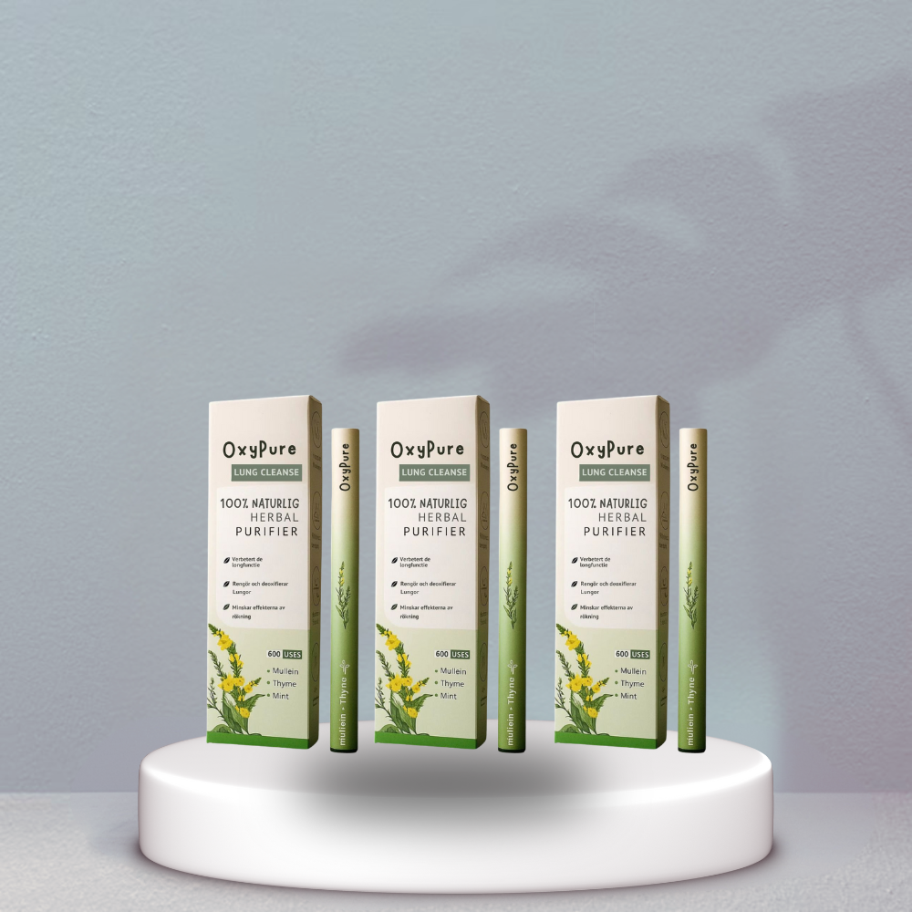 OxyPure™ Lung Inhaler | Rengör dina luftvägar och öka syretillförseln på 5 minuter