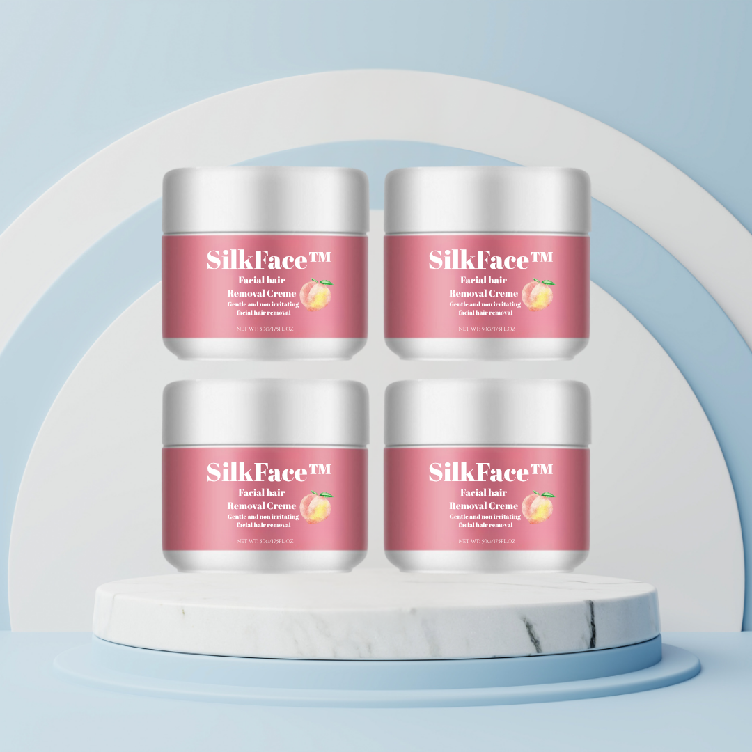 SilkFace™ Cream | Avlägsnar smärtfritt oönskad ansiktsbehåring på 5 minuter