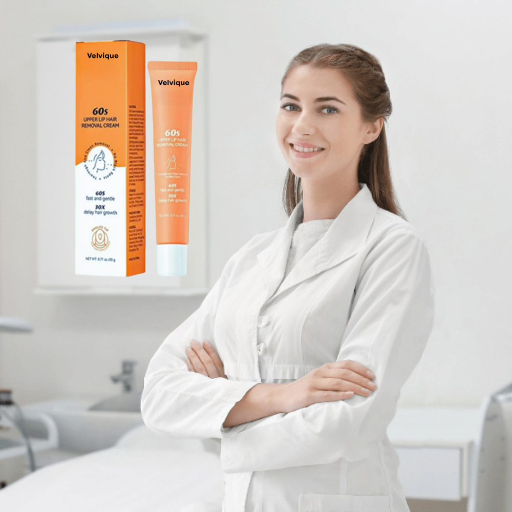 Velvique™ Anti-Hair Cream | Eliminerar 97% av ansiktshåret på 4 dagar