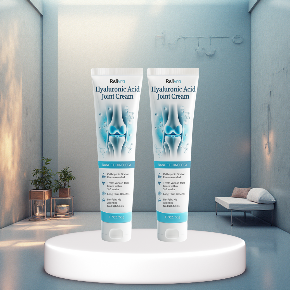 Relivra™ Ledsläckande kräm | Eliminerar 96% av knä- och ledvärk på 24 timmar