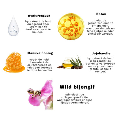 BeeTox™ Crème | Elimineert 97% van de rimpels in 5 minuten
